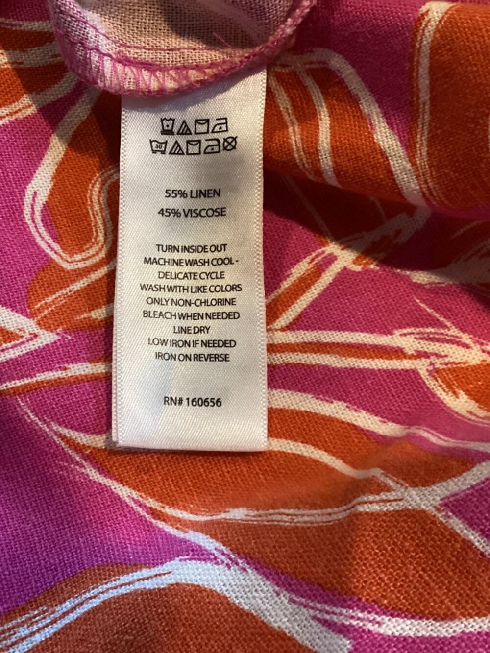 Sincerely Jules Floral Linen Wide Leg Pants Women's Small - Picture 3 of 4